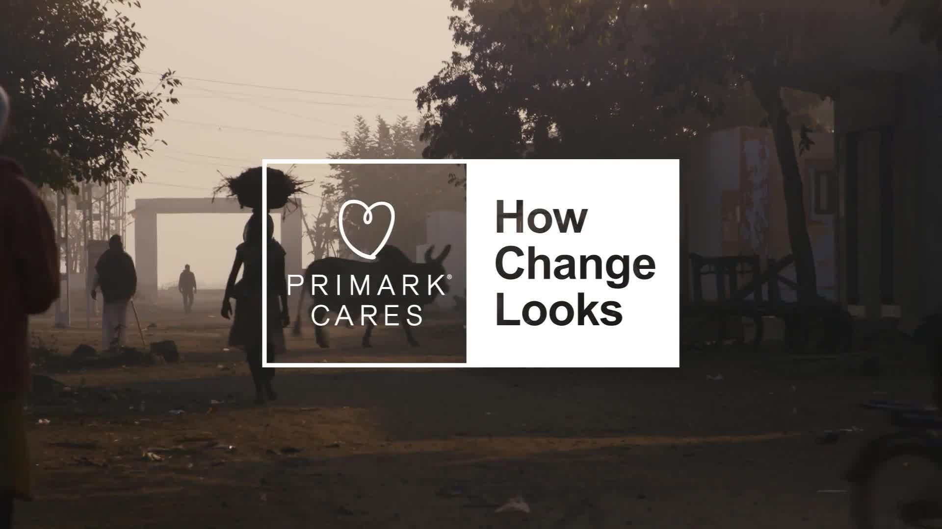 Primark Cares made using sustainable cotton label on pack of 100