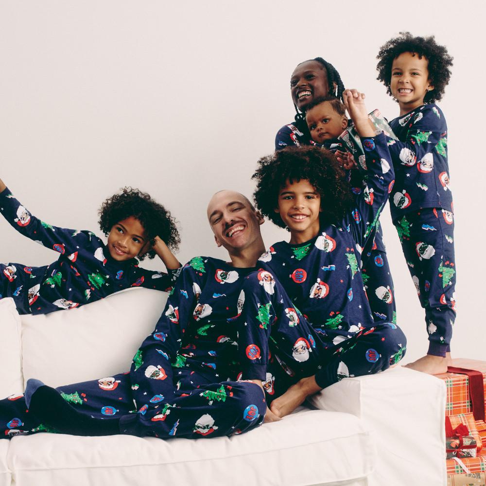 Pijamas de família para o Natal