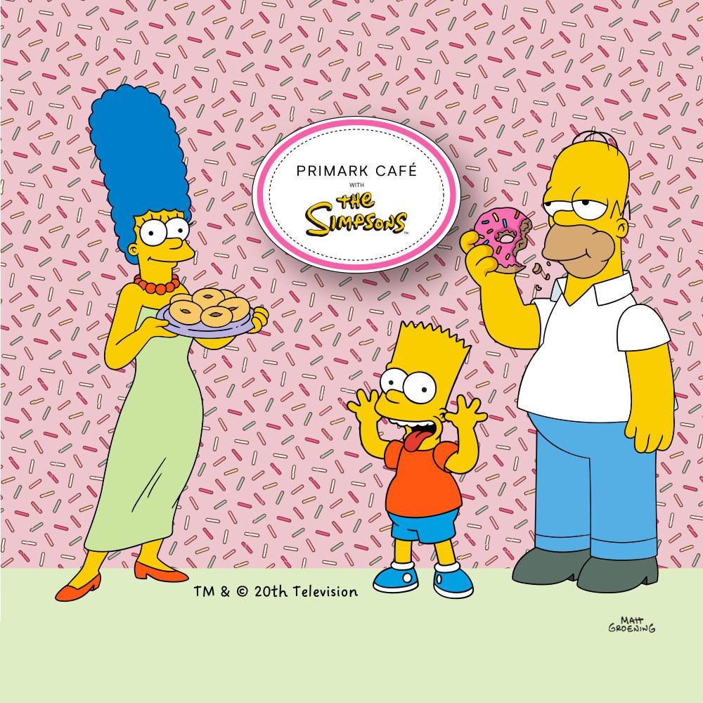 Primark café with The Simpsons