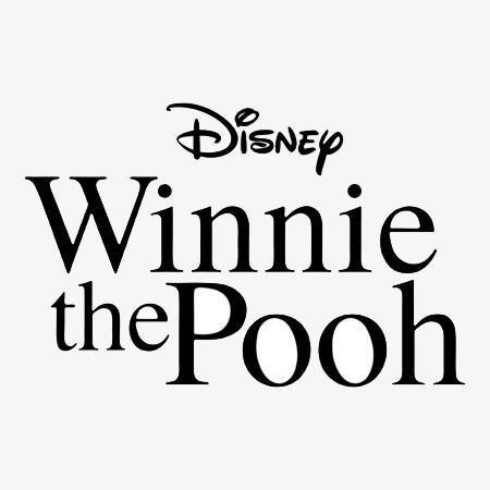 Disney Winnie the Pooh logo in black text on light grey background.