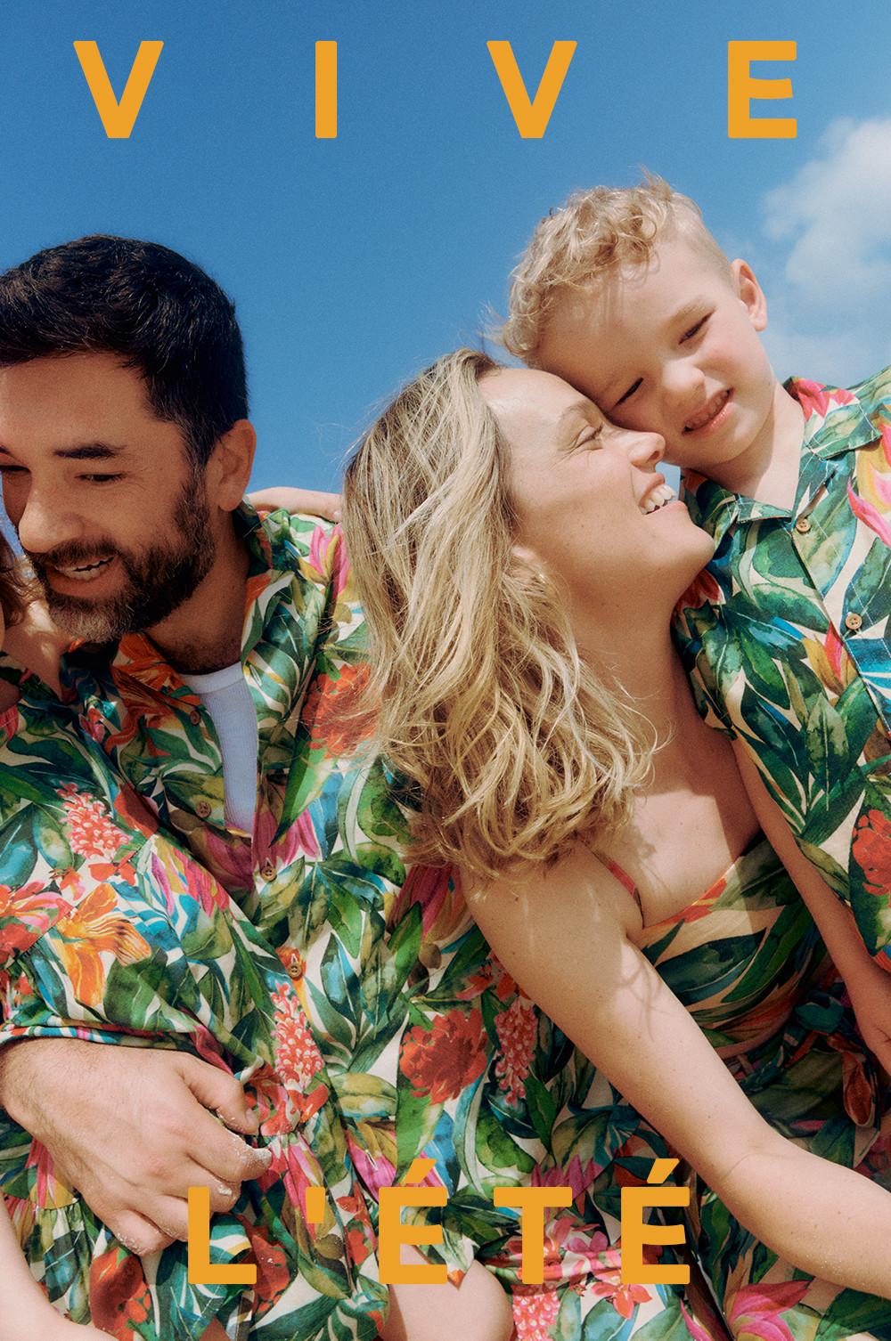 Ensembles tropicaux assortis pour toute la famille