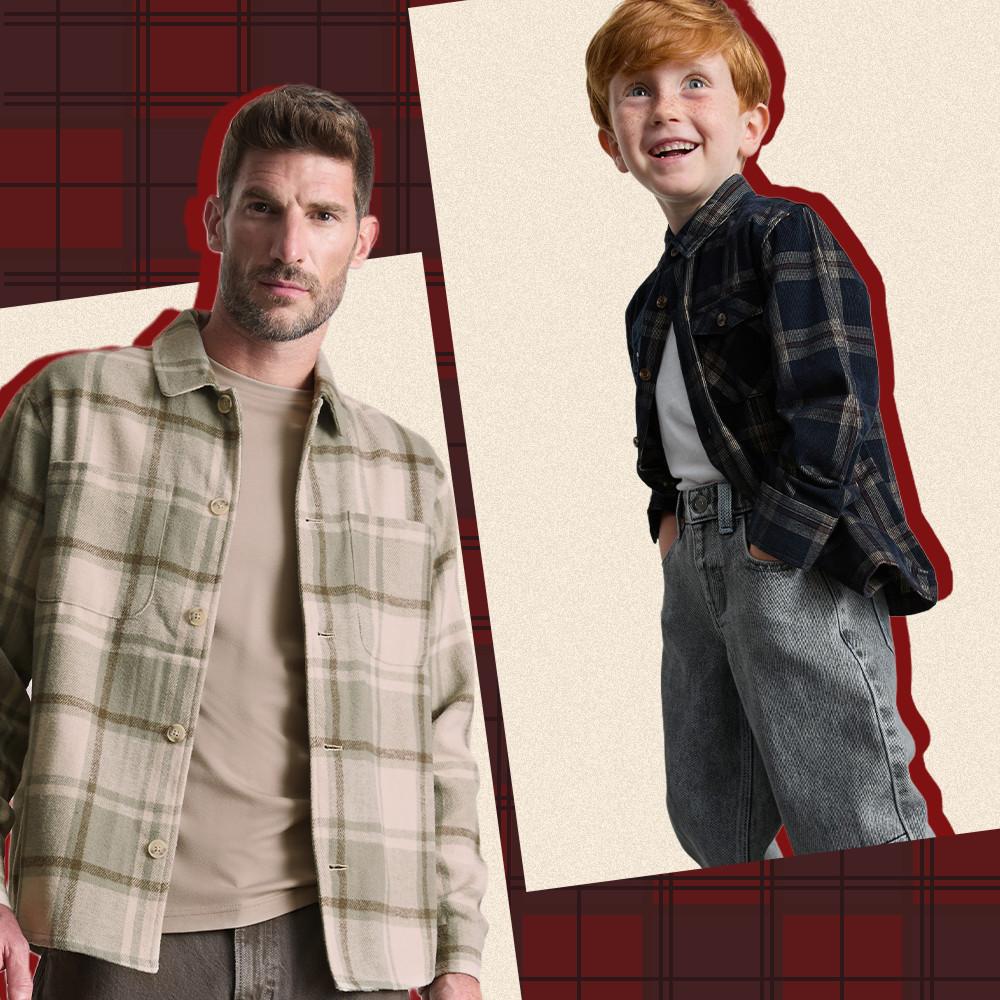 Padre e hijo a juego