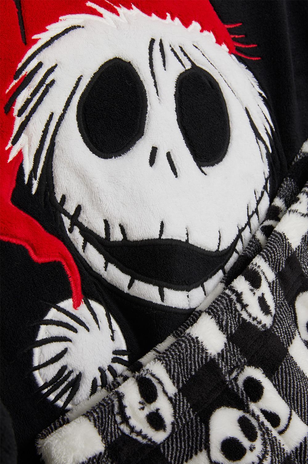 Nahaufnahme der The Nightmare Before Christmas Schlafanzüge für die ganze Familie