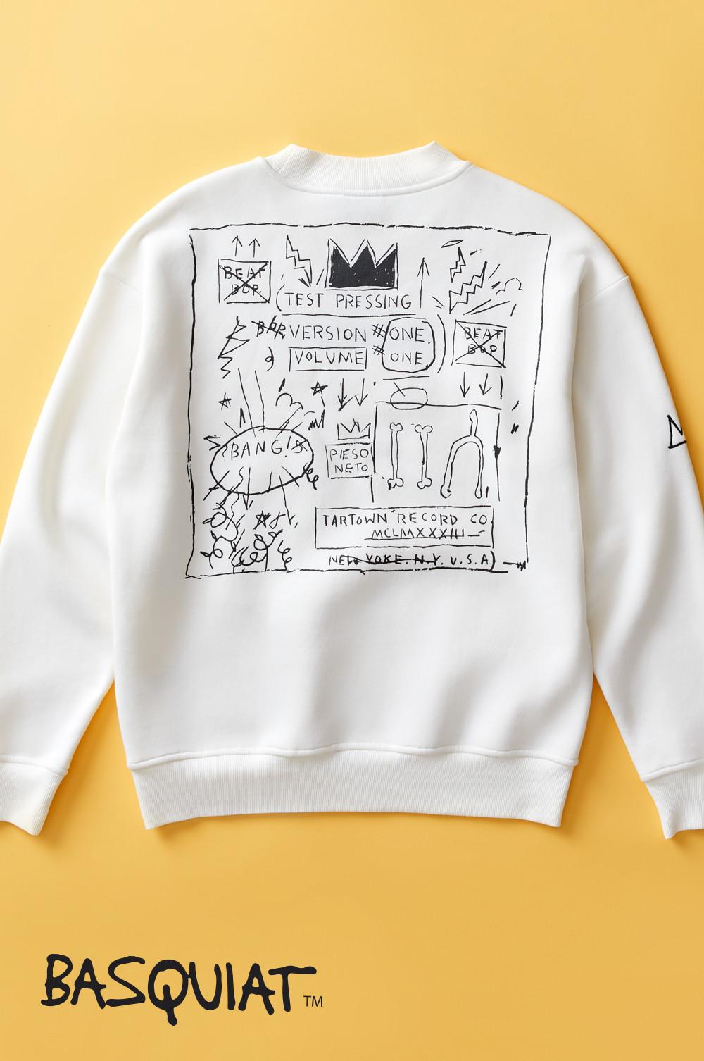 white sweatshirt