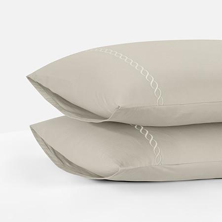 Bettlaken und Kissenbezüge