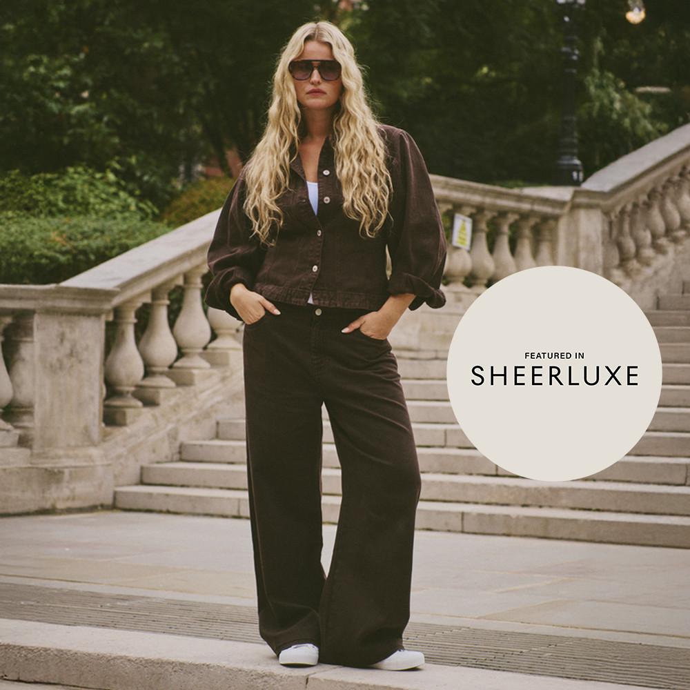 How to style wide leg jeans