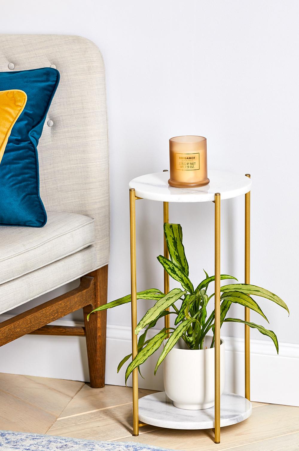 Marble side table