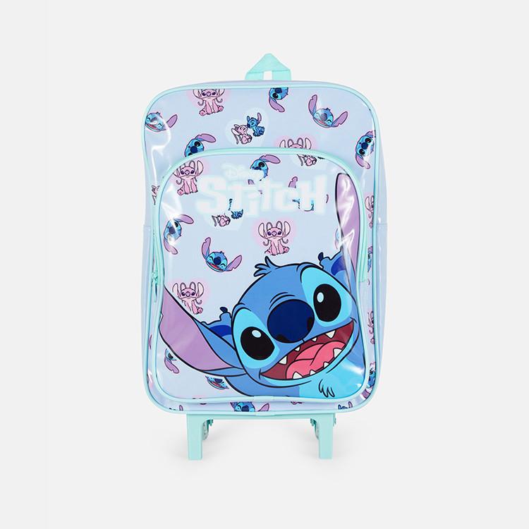 Lilac suitcase with Stitch design
