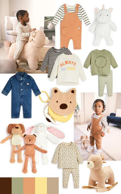 Baby Unisex collection moodboard