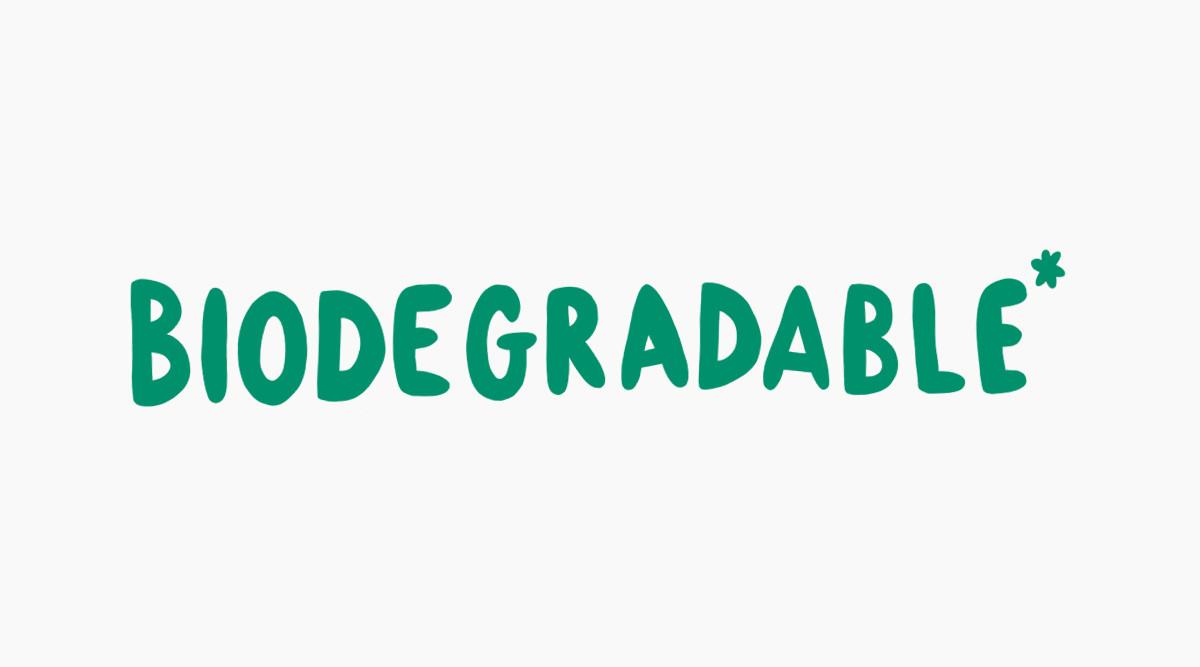 logotipo biodegradable
