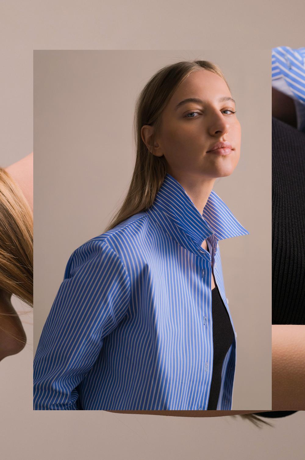 Camicia blu