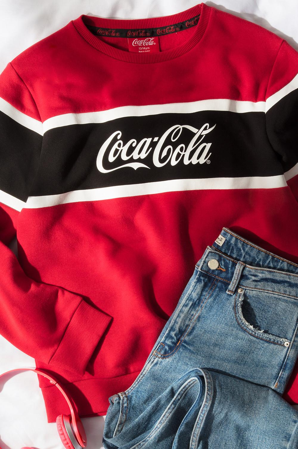 sudadera coca cola mujer