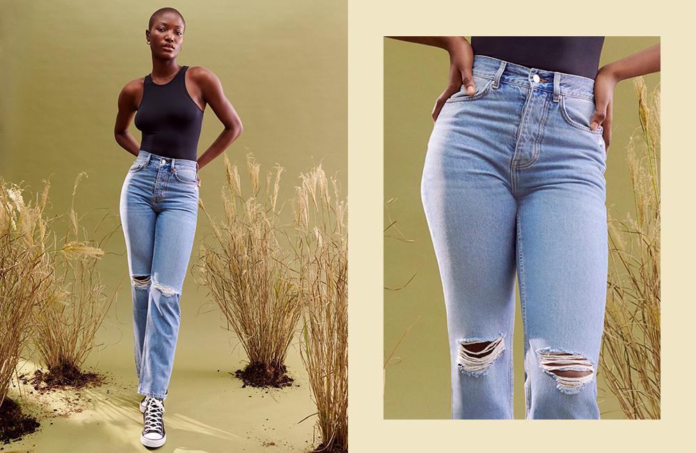 Blue 38                  EU WOMEN FASHION Jeans Ripped Primark Jeggings & Skinny & Slim discount 53% 