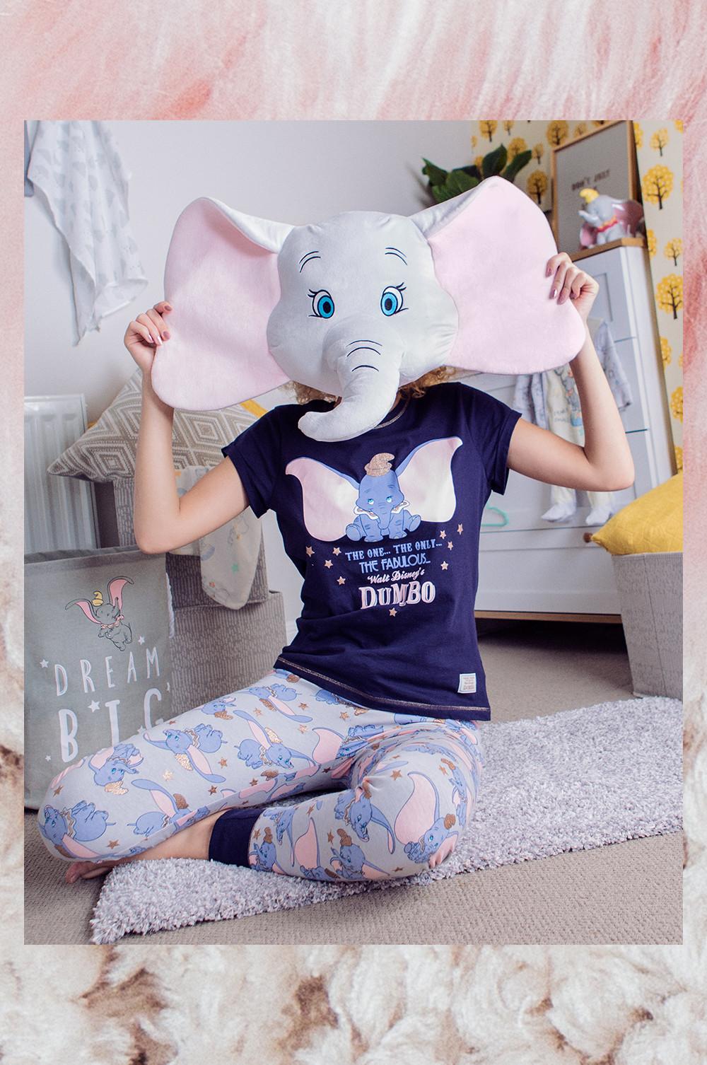 Disney Dumbo The Elephant Kids Grey Beanie Hat & Gloves Set Boys Girls Primark