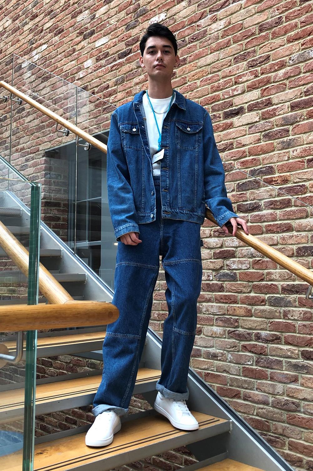 All denim outfit store men