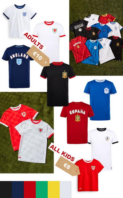 T Shirts De Football Euro Primark France