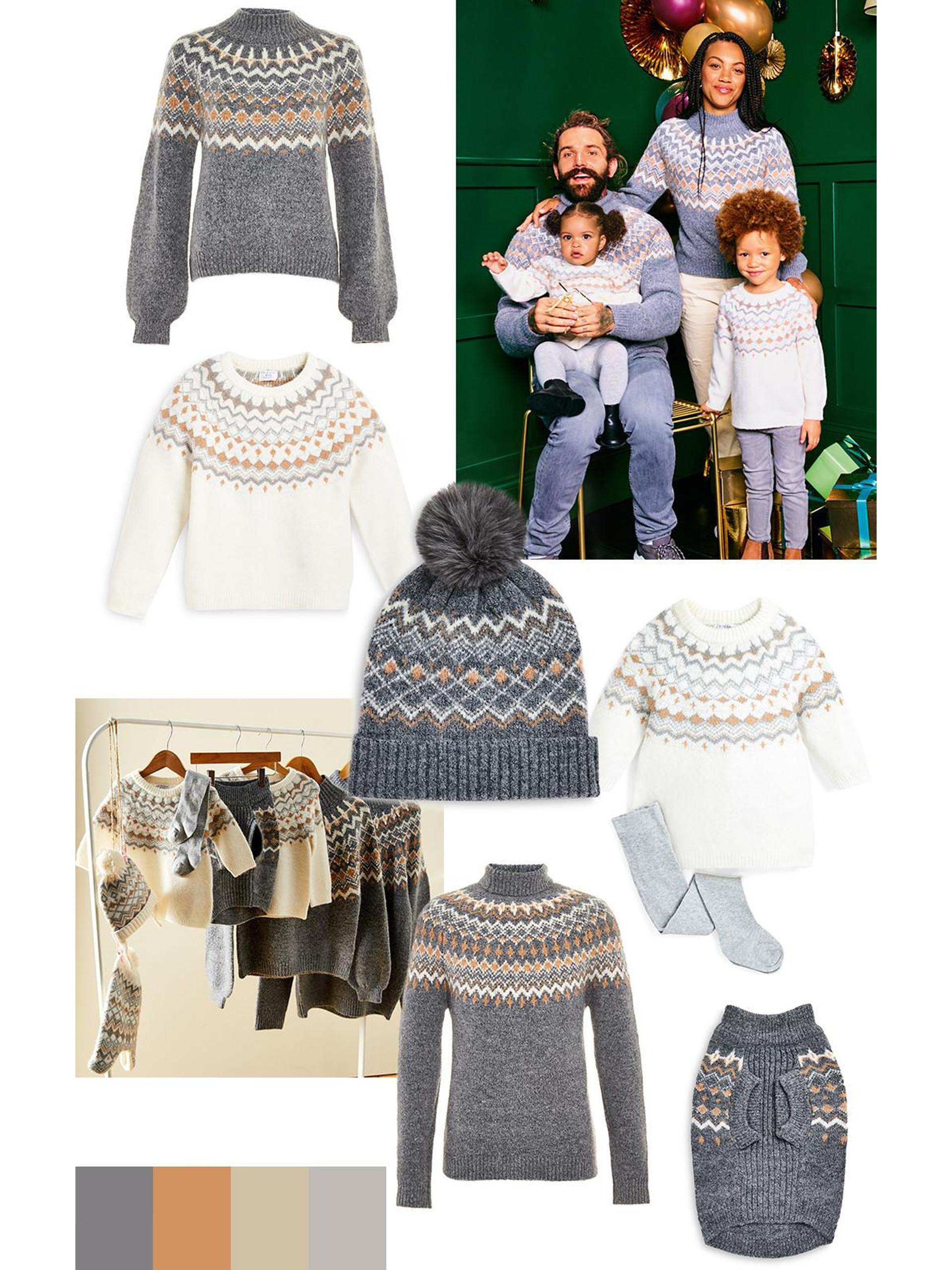 Matching fair clearance isle sweaters