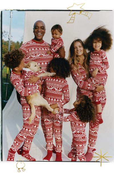 Kerst Pyjama Familie Set Red Truck Snow Xmas Tree Decor Nachtkleding lange mouw PJ's Set Kleding Gender-neutrale kleding volwassenen Pyjamas & Badjassen Pyjama Het is de mooiste tijd van het jaar 