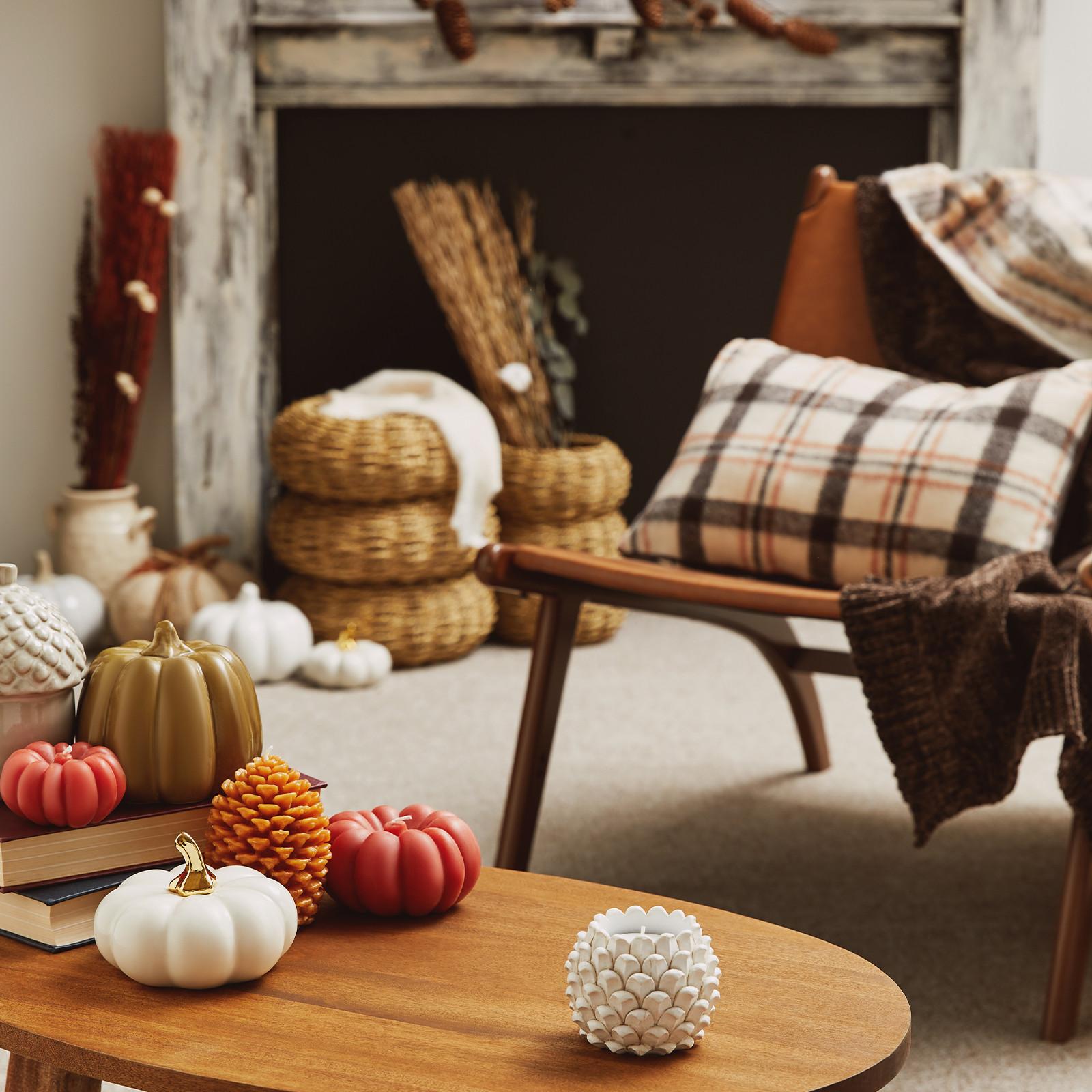 Cestos para las mantas y plaids  Decoración de unas, Decoracion mesa de  centro, Decorar mesa de centro