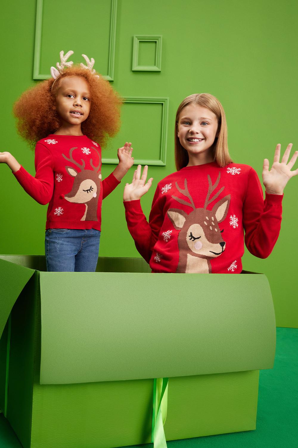 Primark girls christmas on sale jumpers