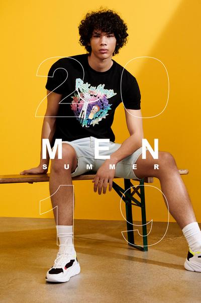 Primark moda masculina Estilo livre de verão