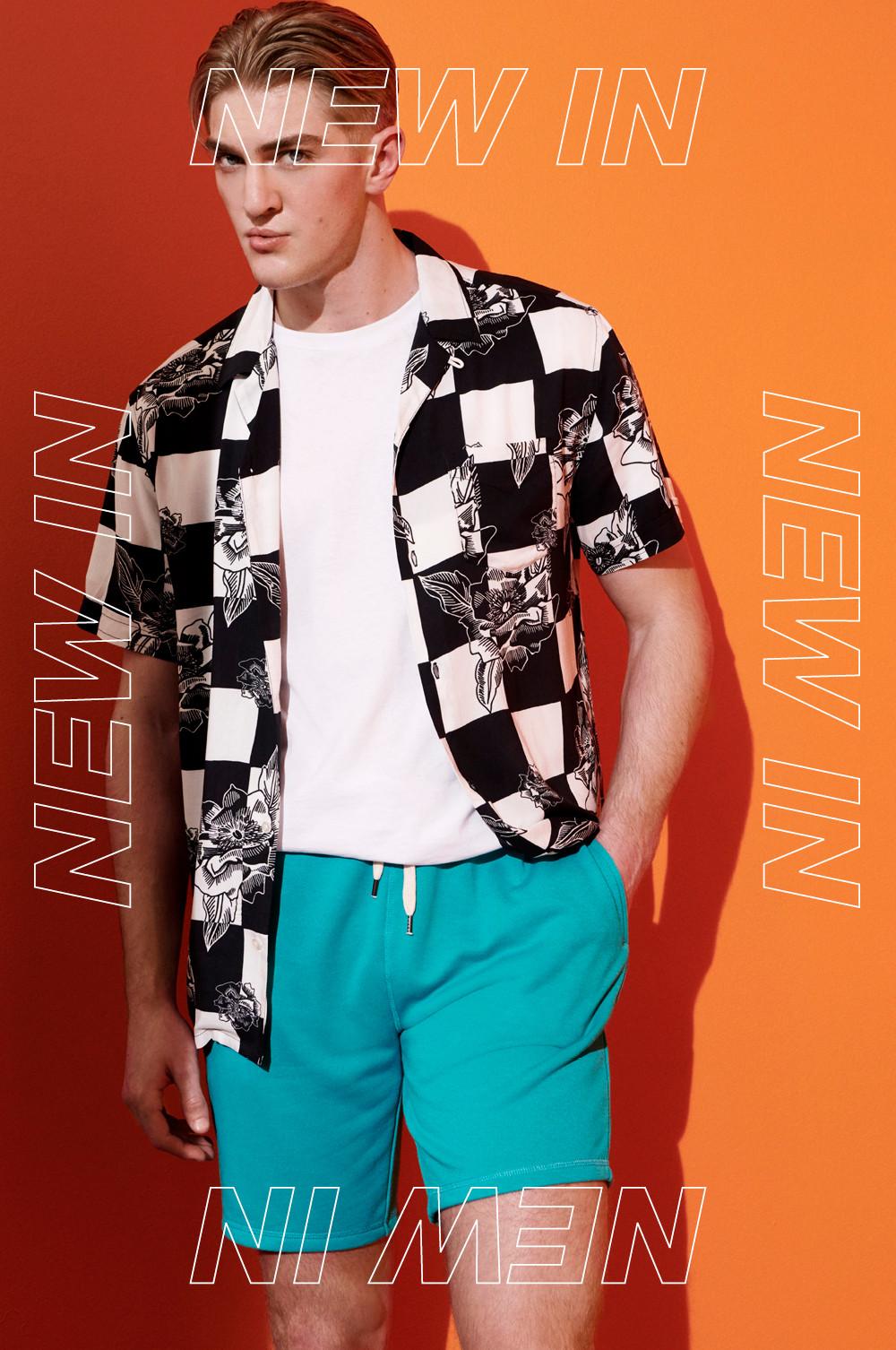 camisa cuello mao hombre primark