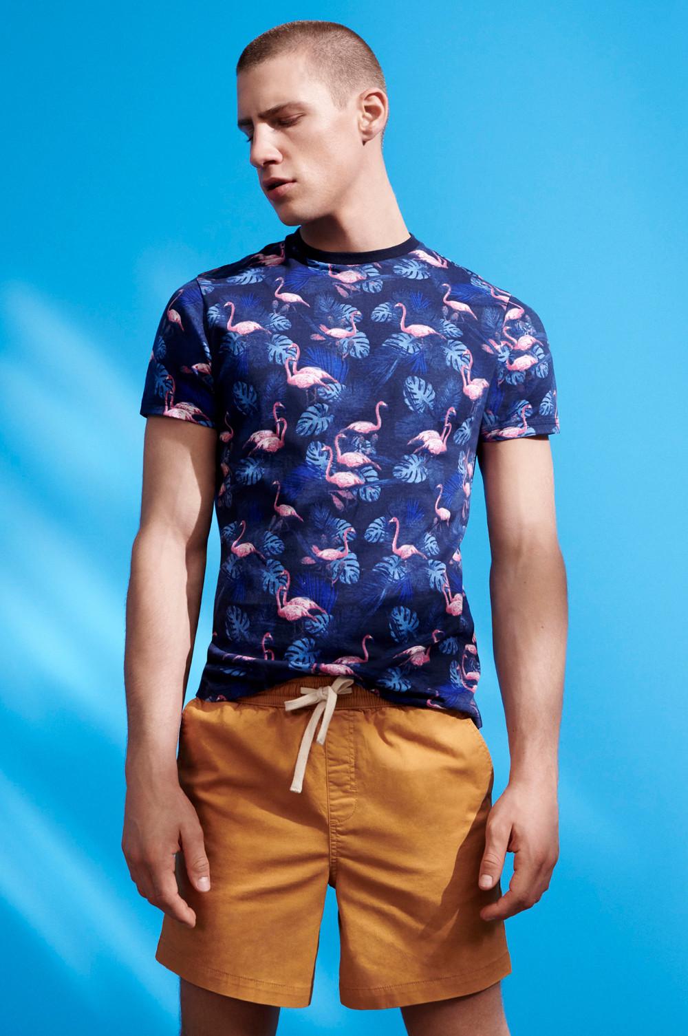 camisa cuello mao hombre primark