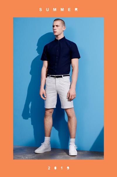 Primark moda masculina Estilo livre de verão