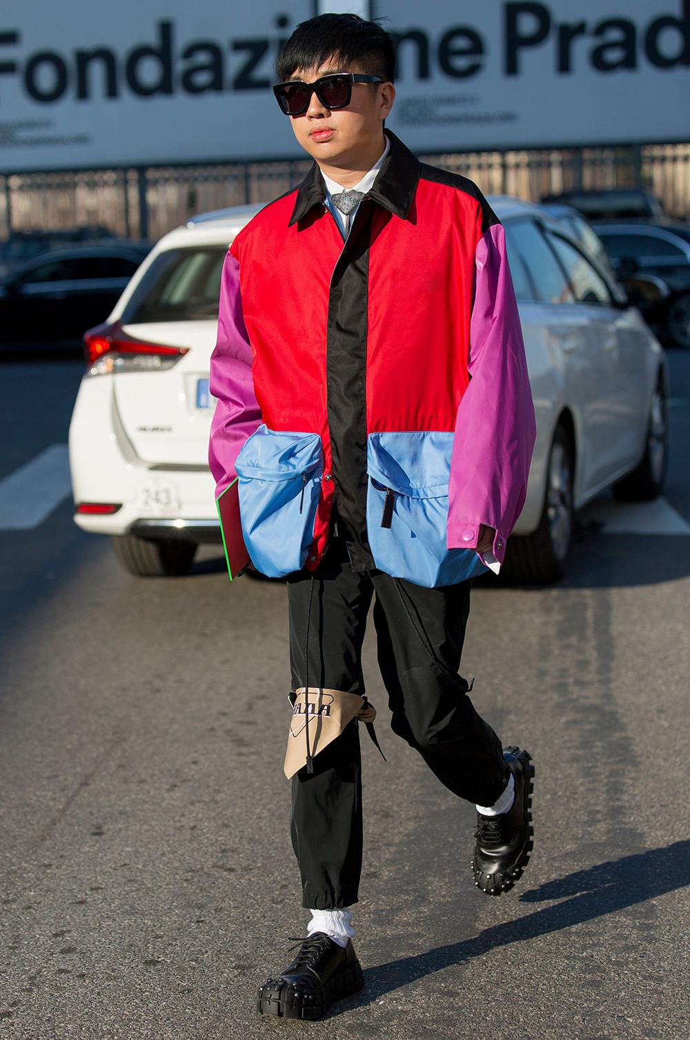 Milan fashion week look 1