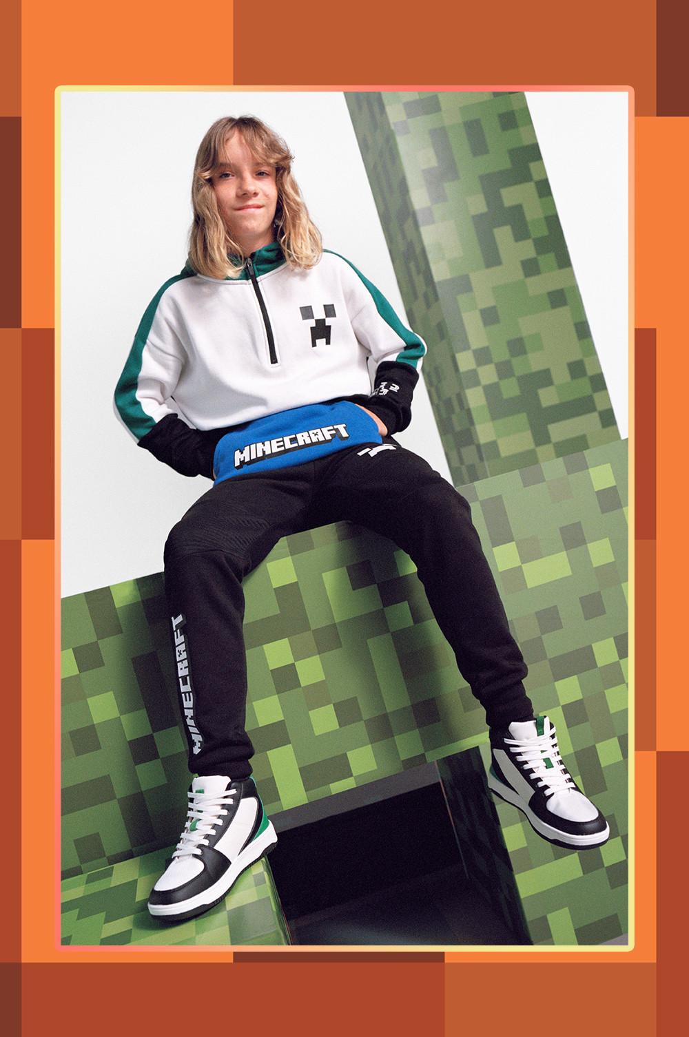 Minecraft hoodie and jogger