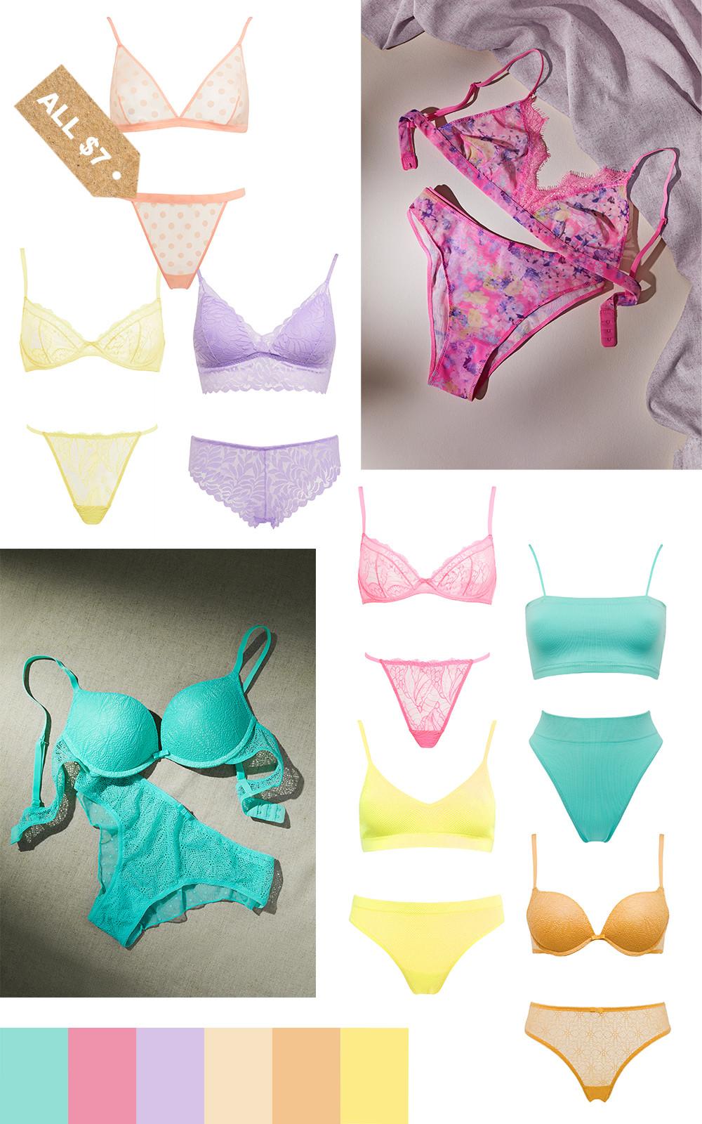 Shop Primark 2018 SS Plain Lingerie Sets by busybees