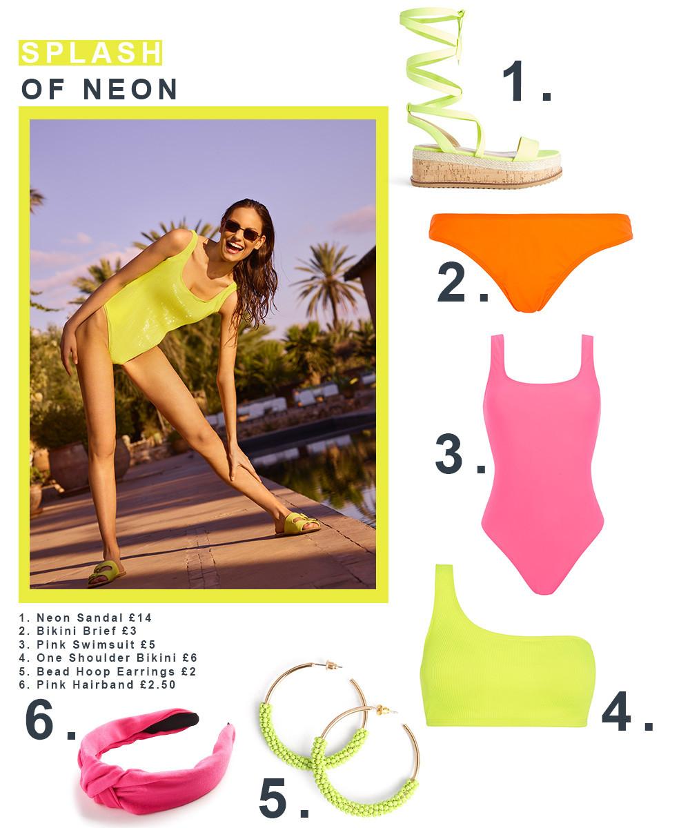 neon bikini primark