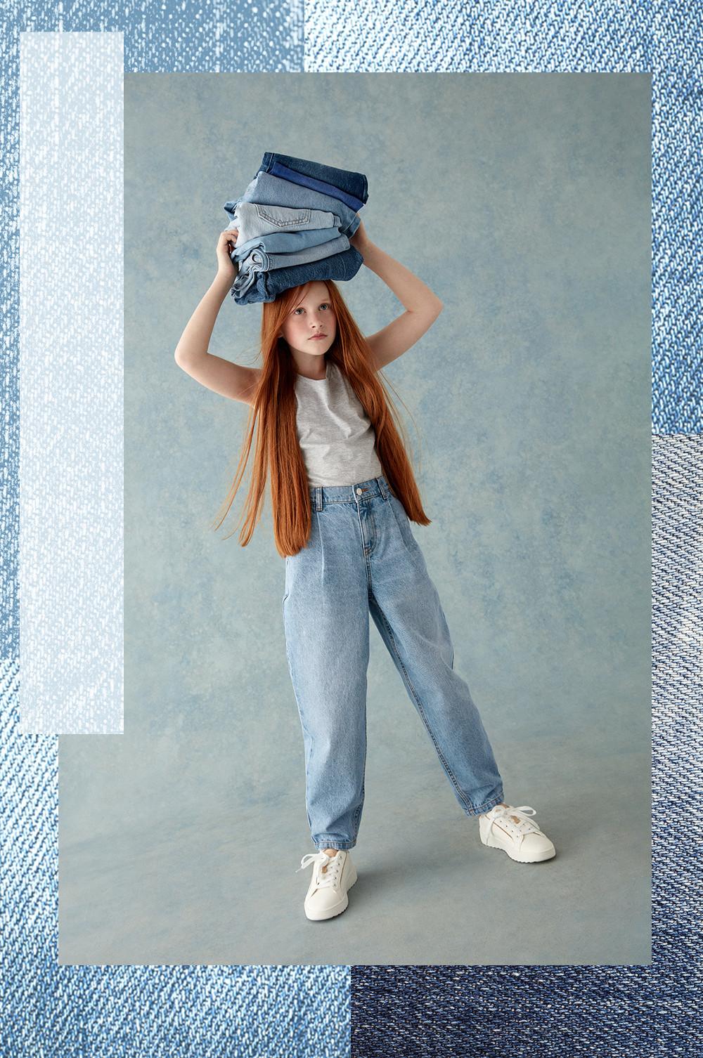 Jeans y pantalones para niñas de 5 a 13 años