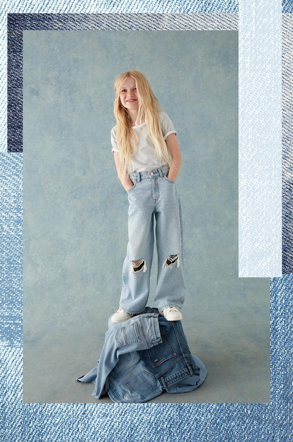 Mom-jeans met scheuren