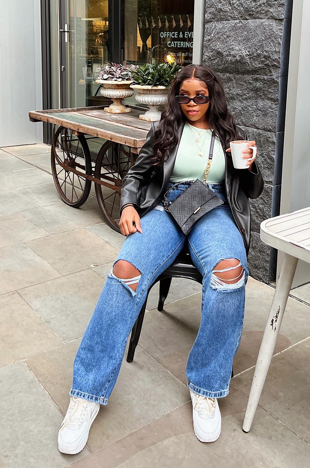 Kano hoek lava Ripped Wide Leg Jeans Inspo | Primark | Primark