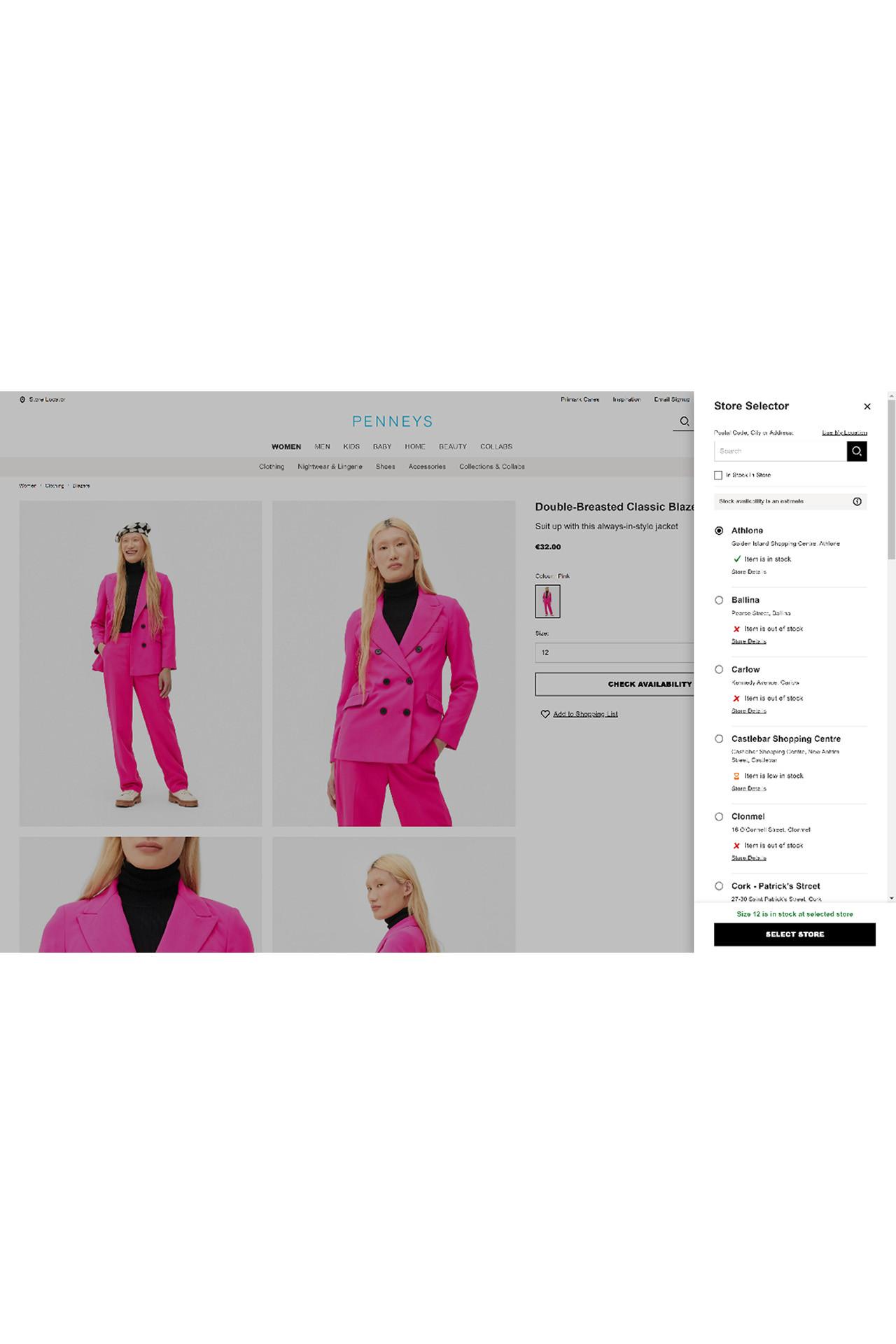 Penneys launches new website in Ireland