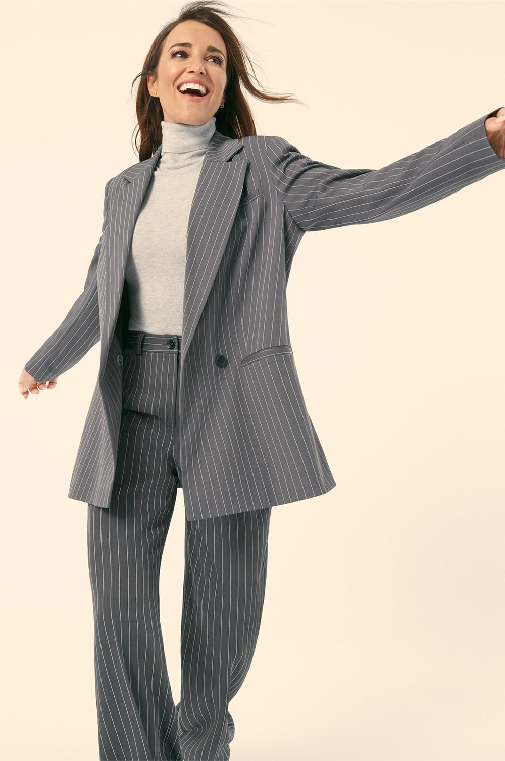 Pinstripe suit