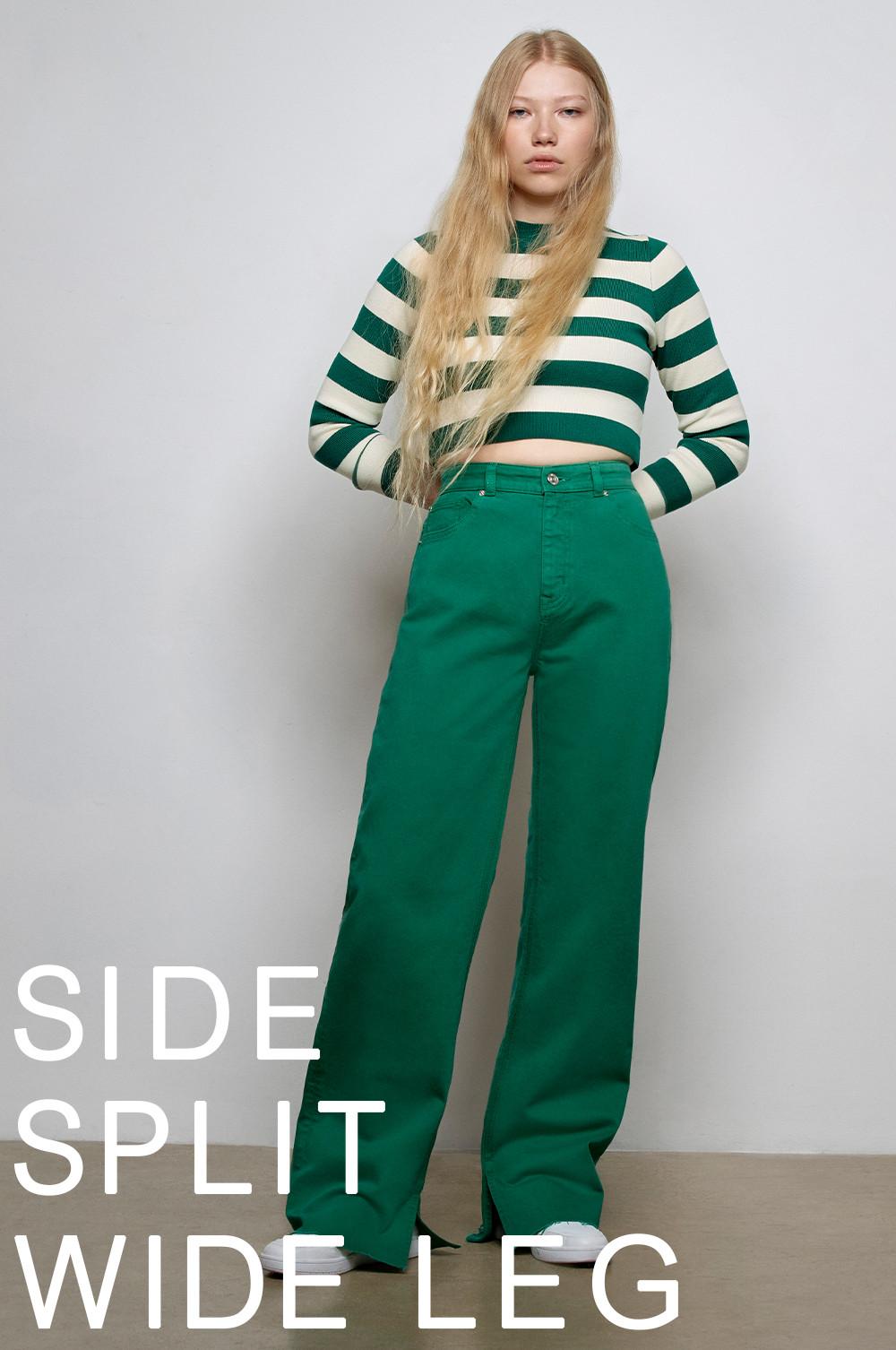 The Side Split Wide Leg