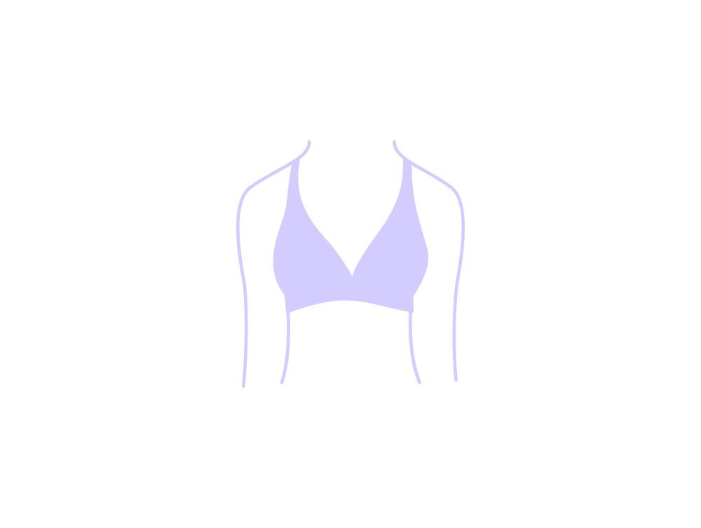 The High Apex purple bikini top illustration