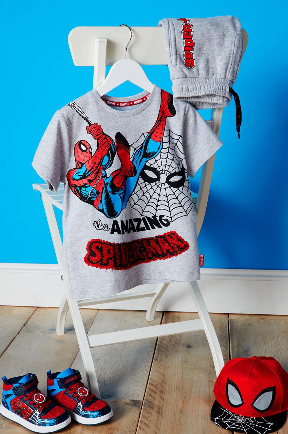 Gr 104 Neu Primark Spiderman Jungen Pyjama Schlafanzug Set in Geschenk Box 