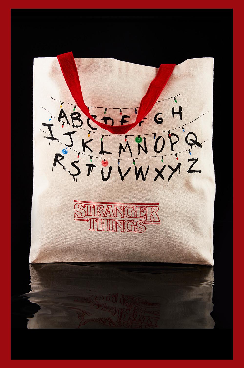stranger things tote bag