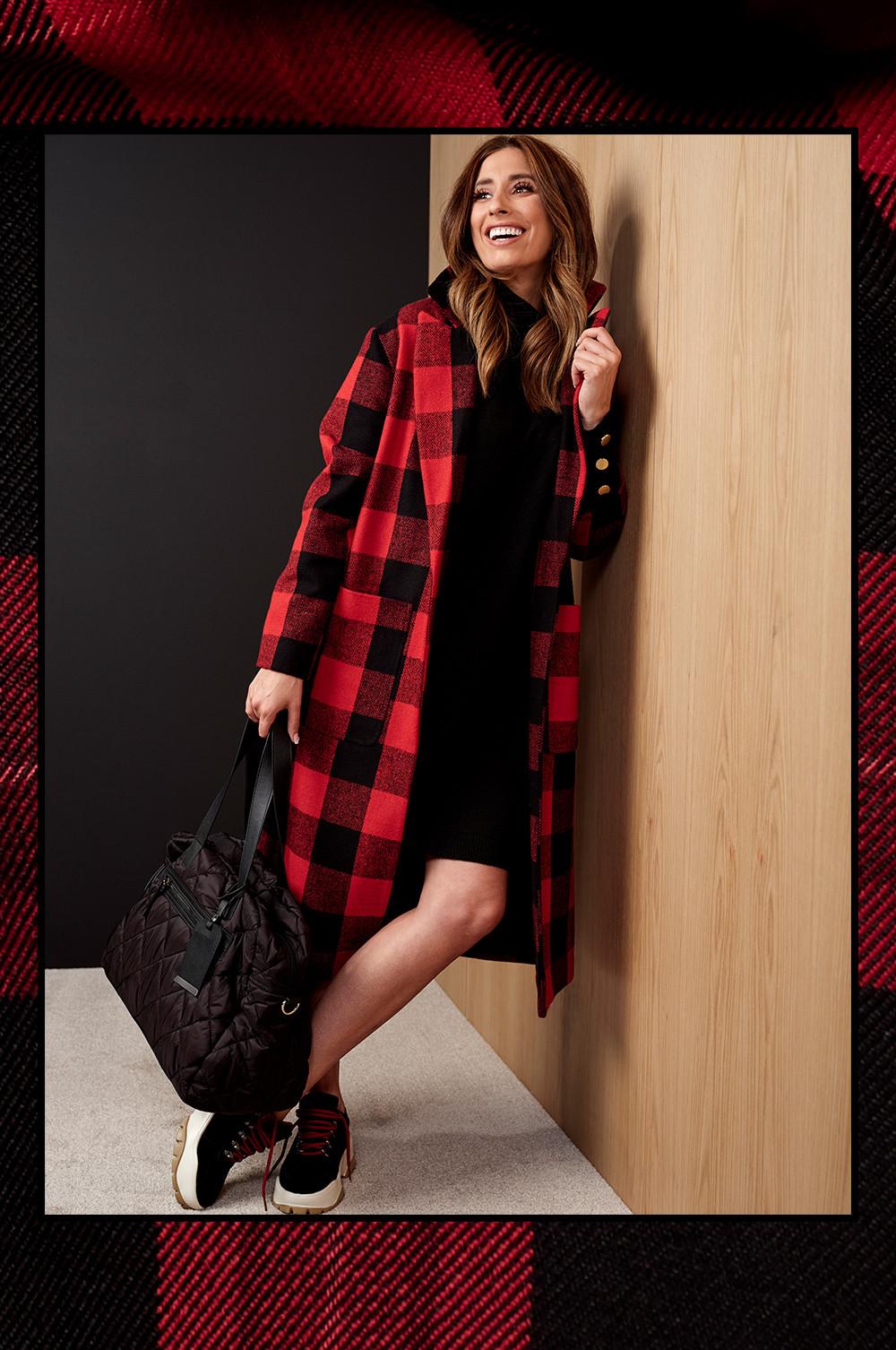 Primark hot sale tartan coat