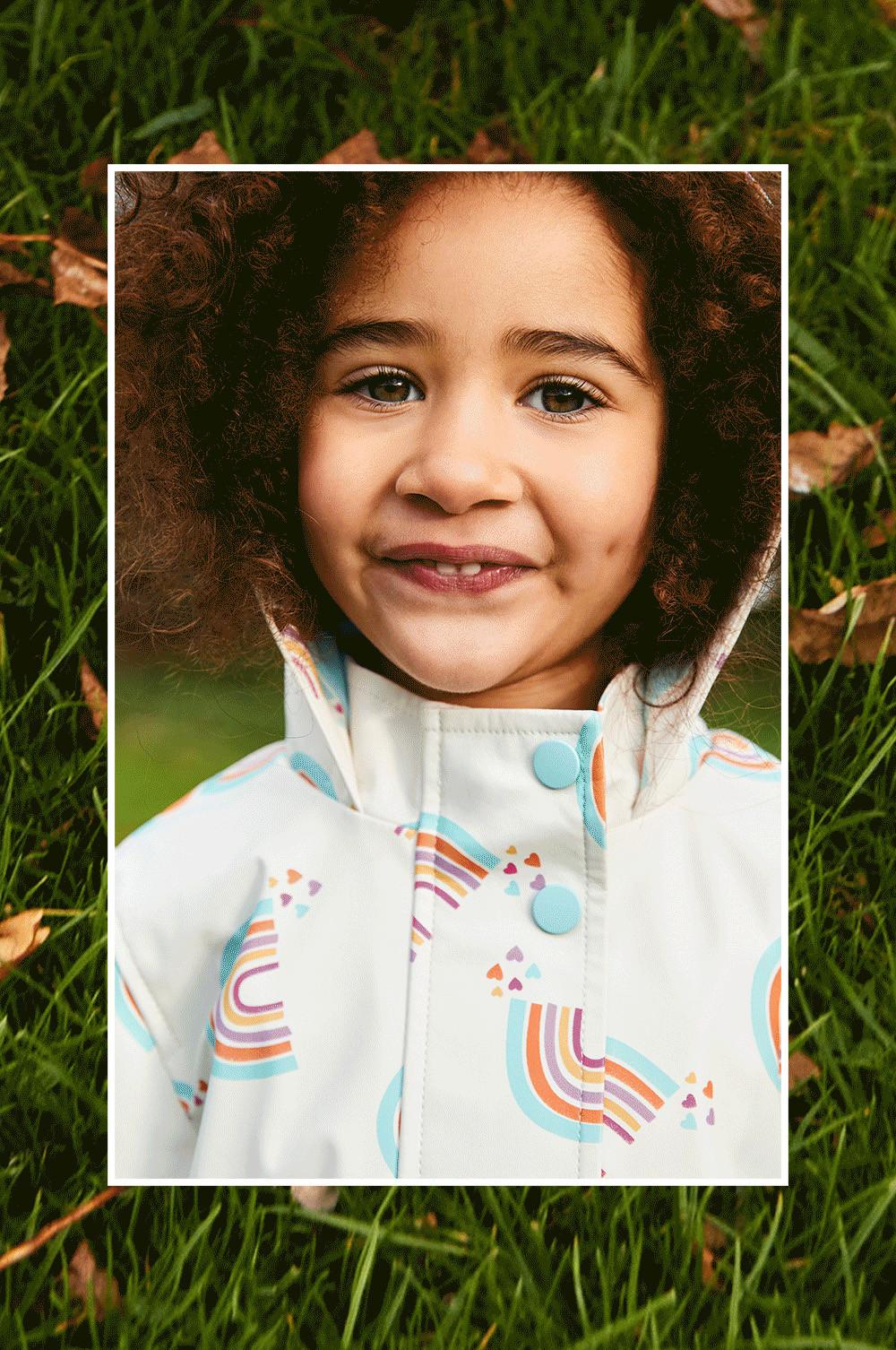 girl in rainwear