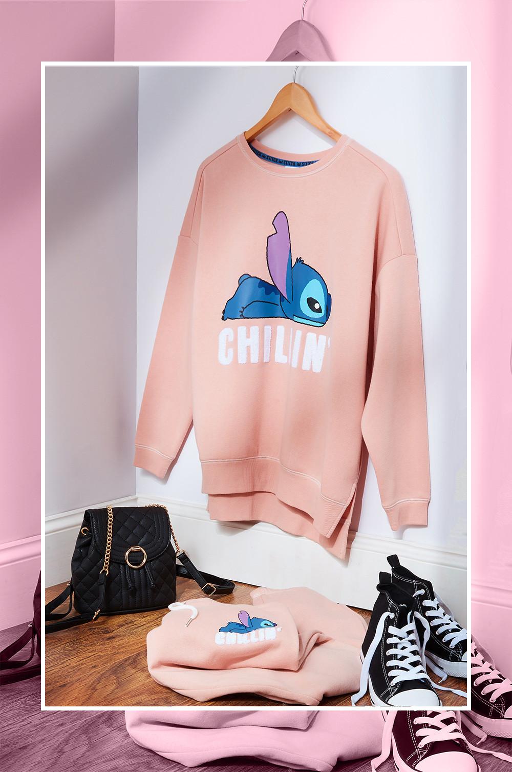 Primark Disney Exclusive Lilo And Stitch Pullover Sweatshirt Hoodie Size 2XL