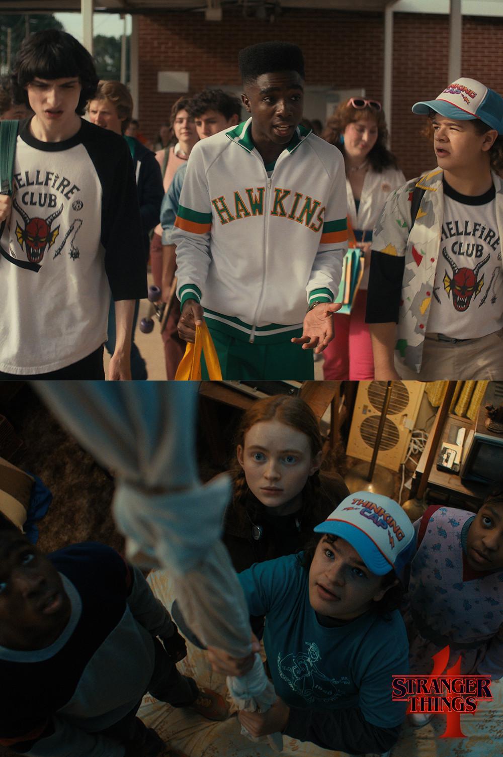 Stranger Things Sudadera con Capucha para Niños y Adolescentes