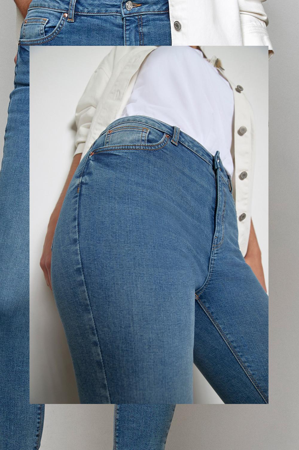 Le jean skinny ultra-extensible