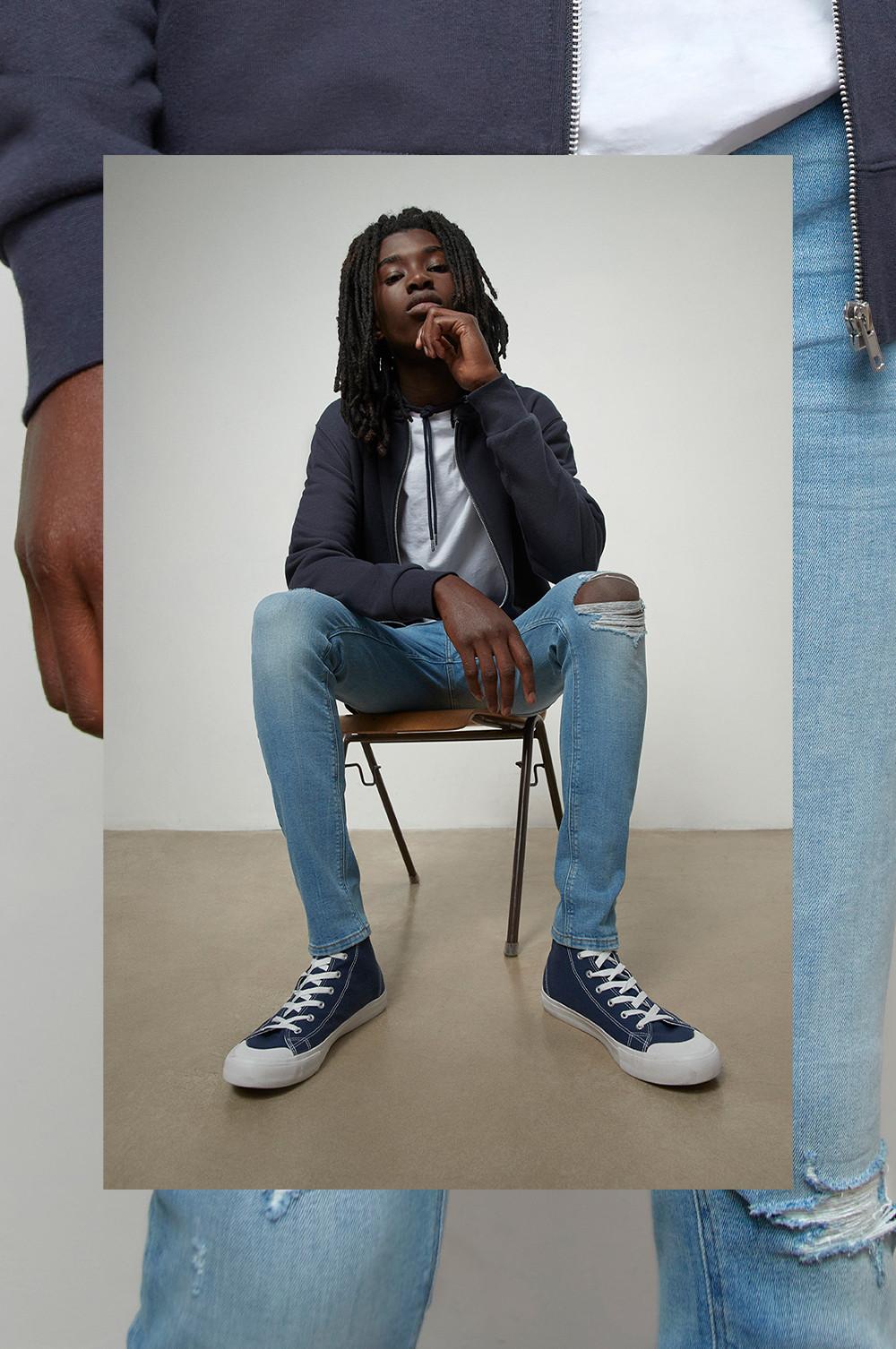 Converse jeans for deals men