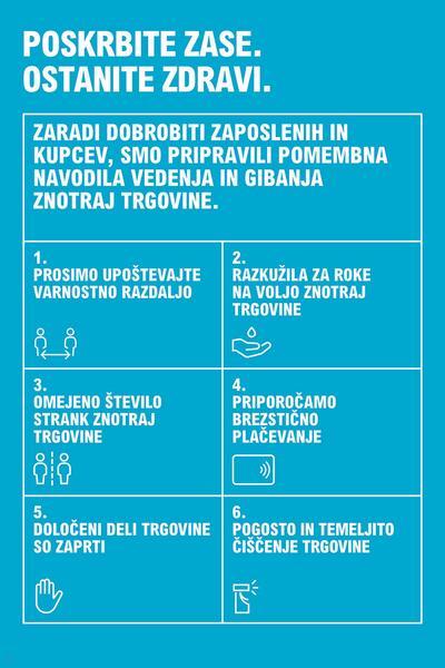 Novi varnostni ukrepi v trgovini | Primark Slovenija