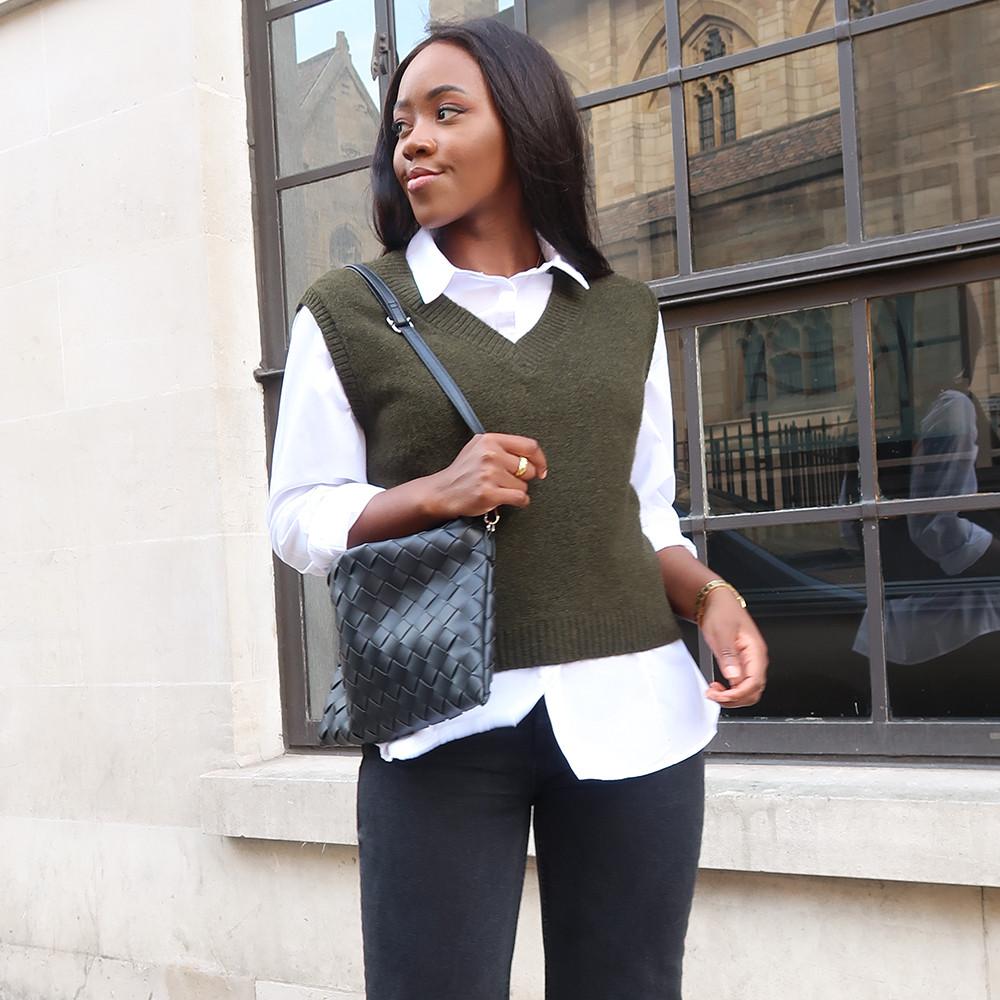 women's shirt and jumper combo