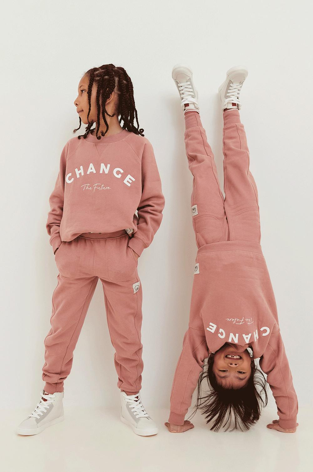 Pink tracksuit